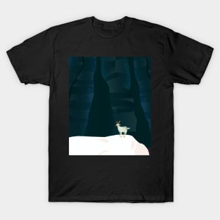 Lone goat deep in canyon T-Shirt